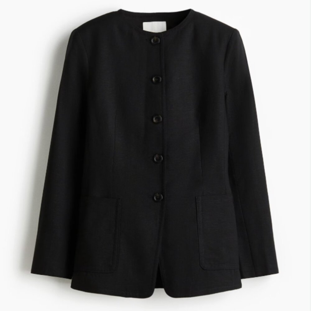 H&M Linen-Blend Jacket